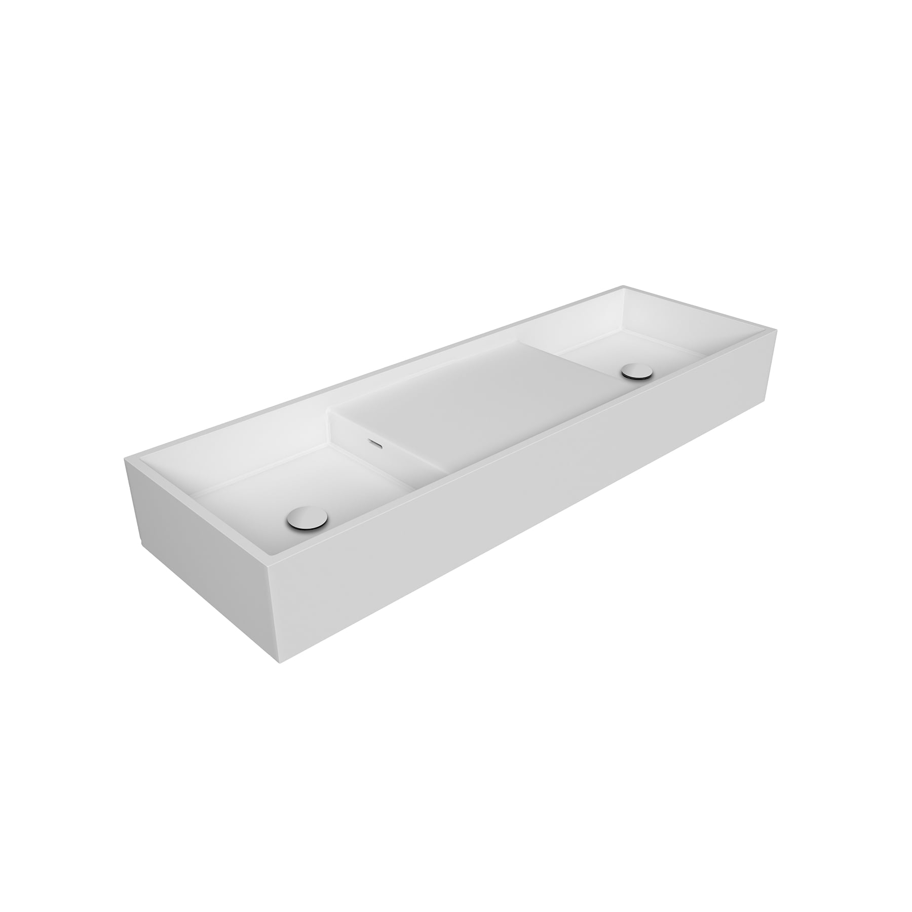 double sink, sink, bathing, bathtub, person, tub, hot tub