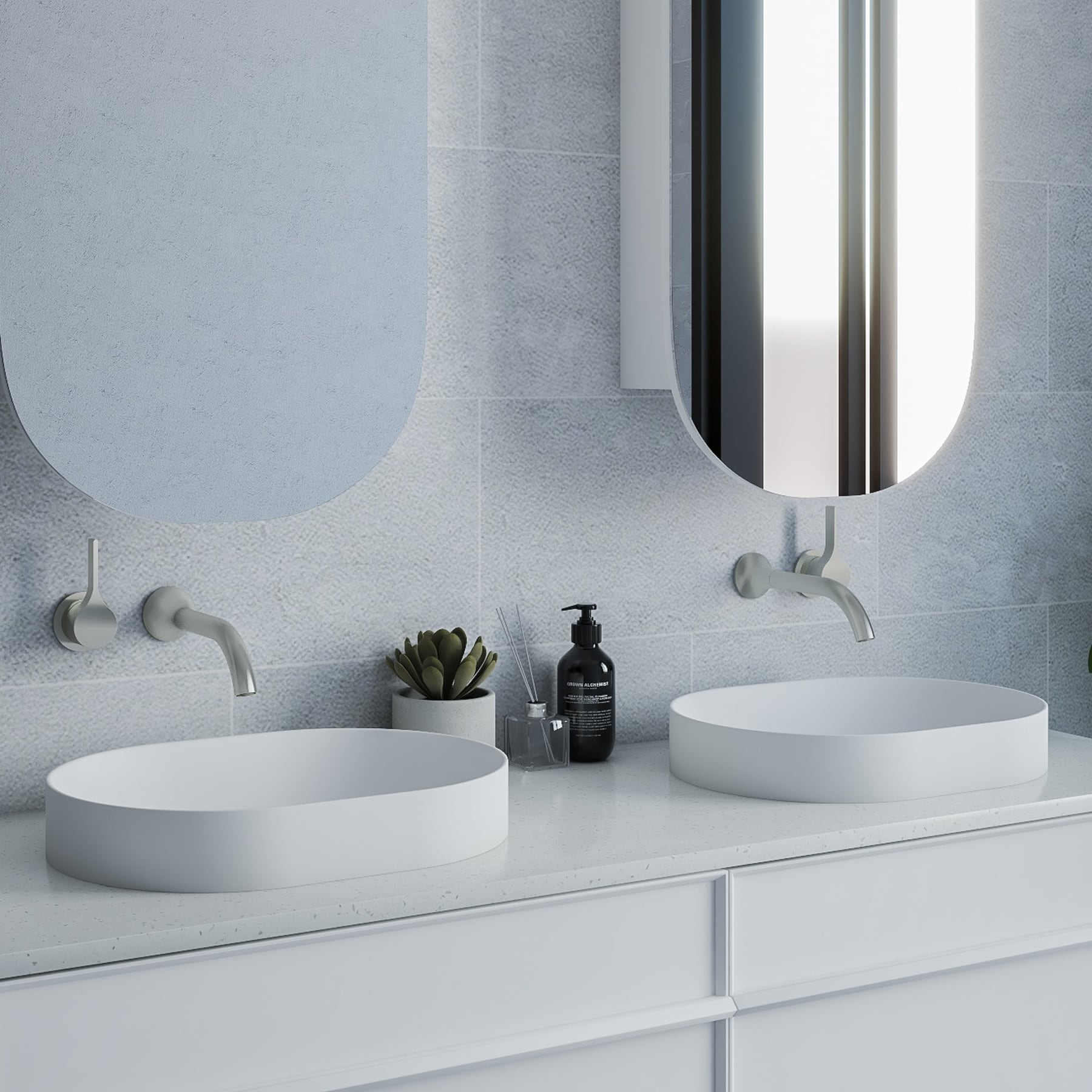 sink, plant, sink faucet, basin