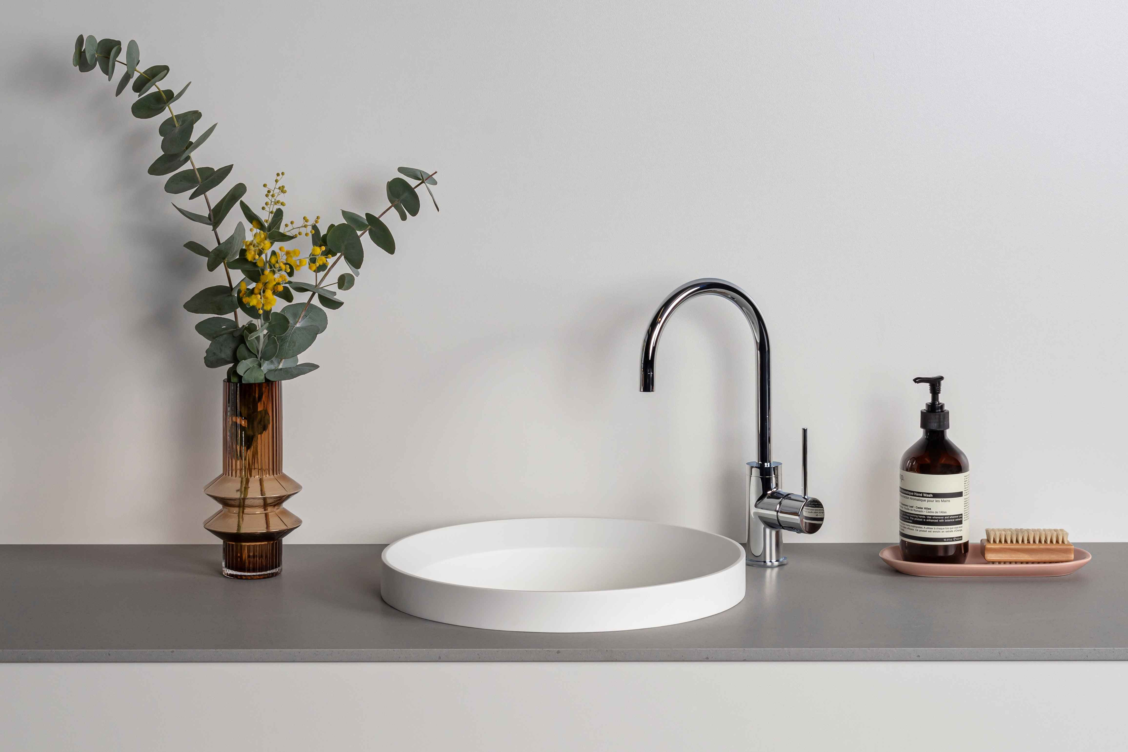 sink, sink faucet, basin