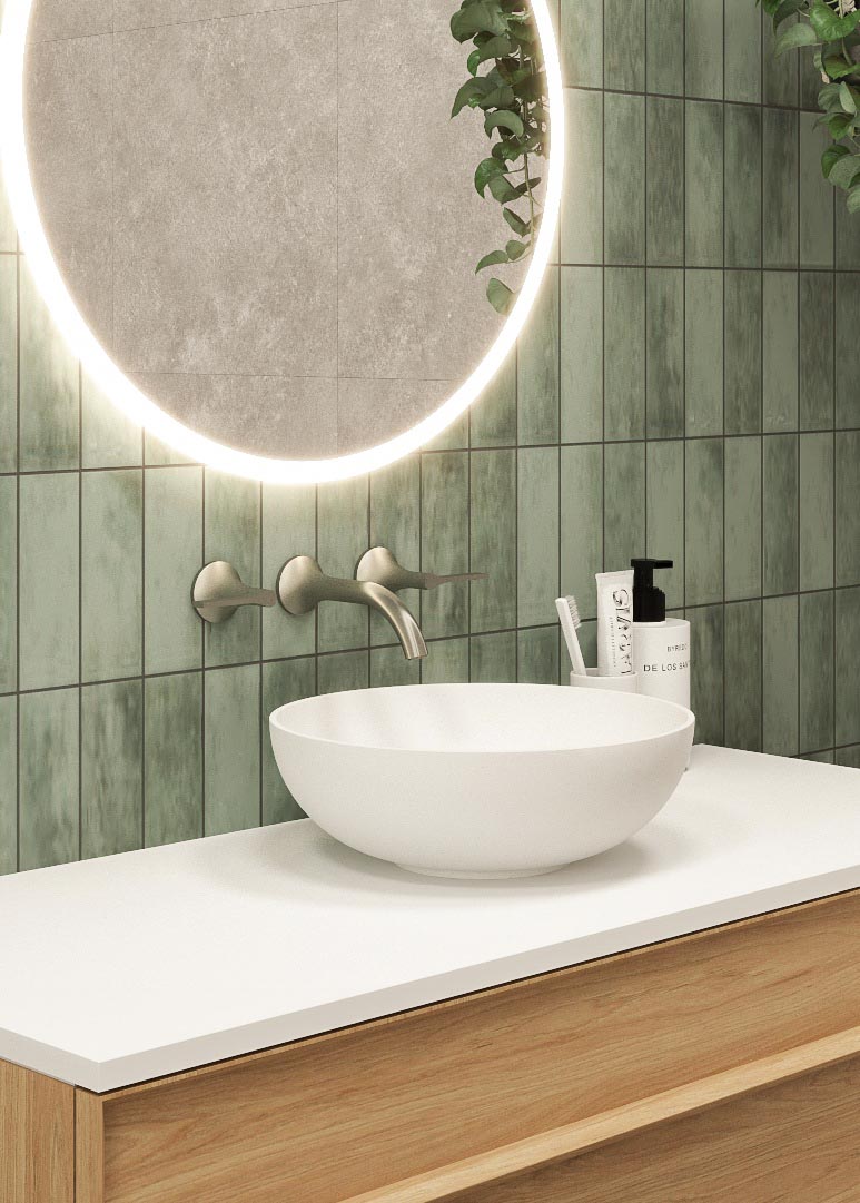 Villa Thin Edge 380 Round Basin