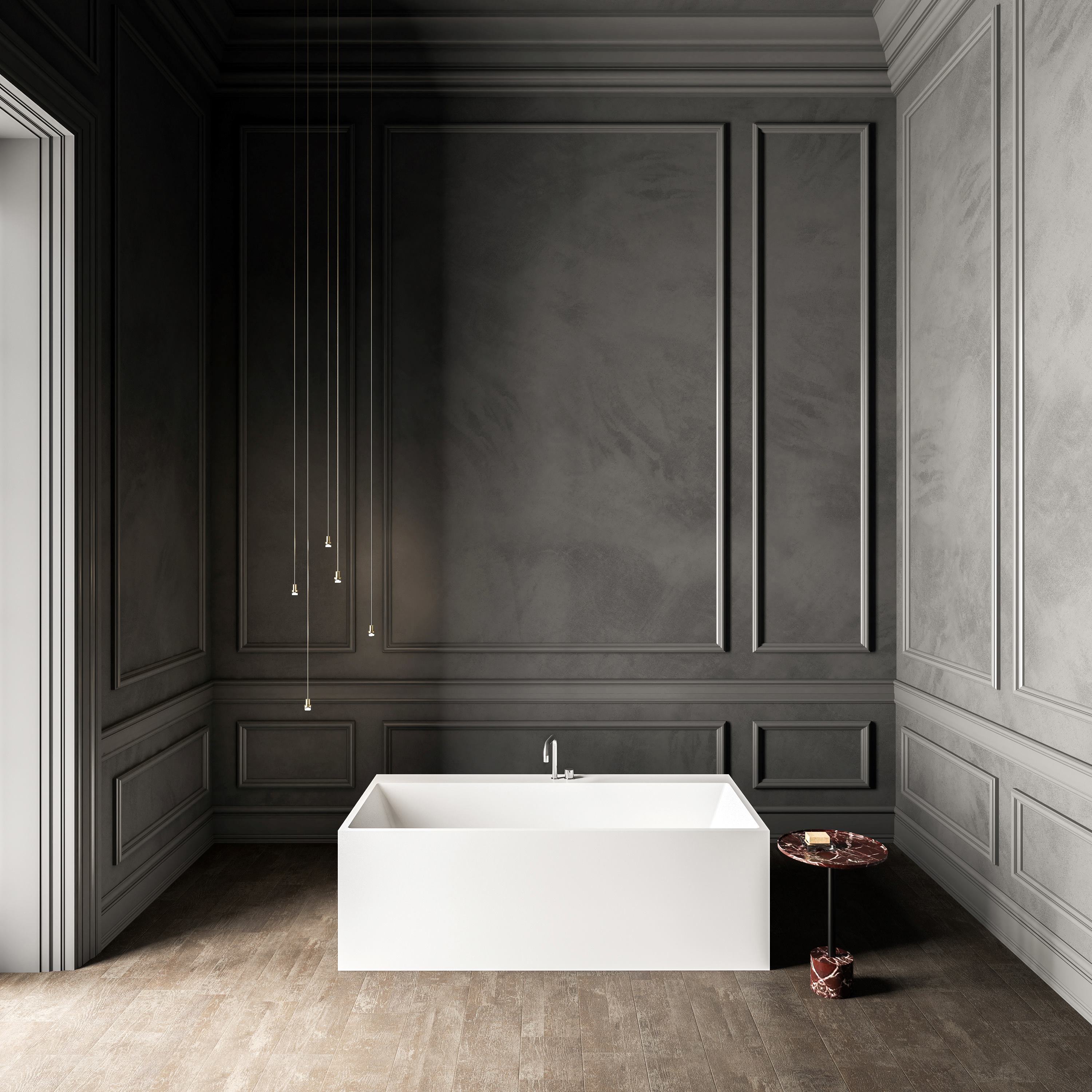 indoors, interior design, bathing, bathtub, person, tub