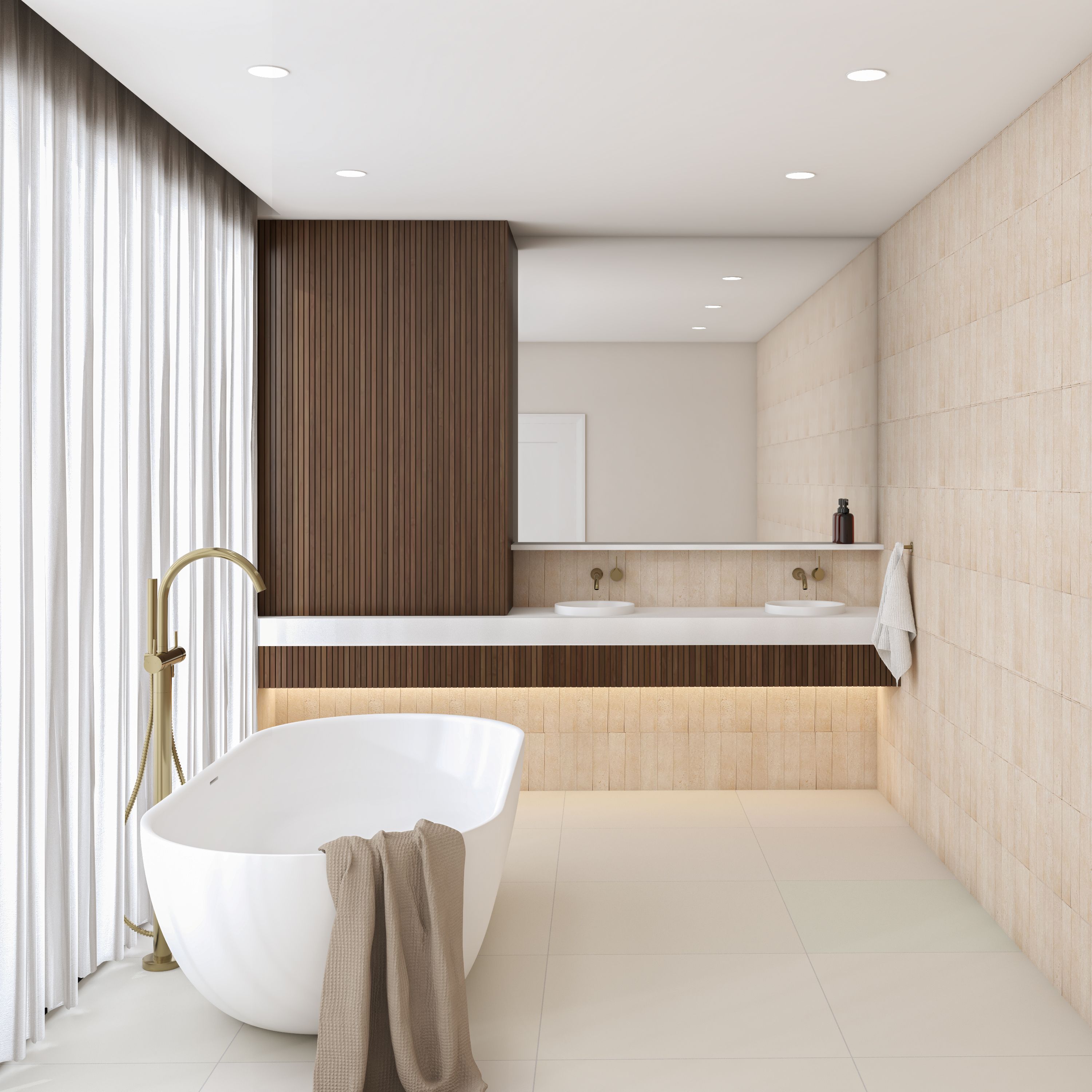 indoors, interior design, bathing, bathtub, person, tub