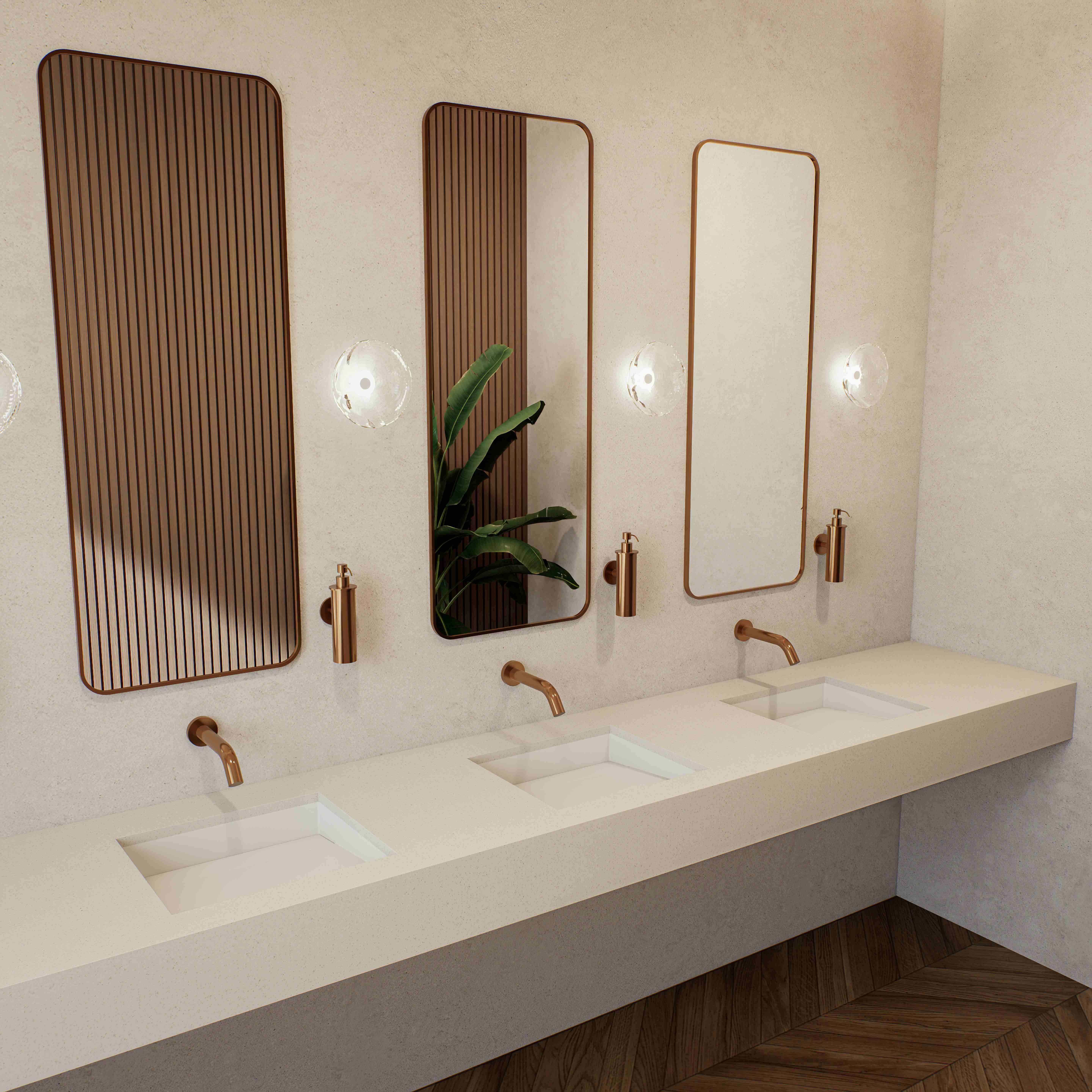 indoors, interior design, sink, plant, sink faucet, double sink