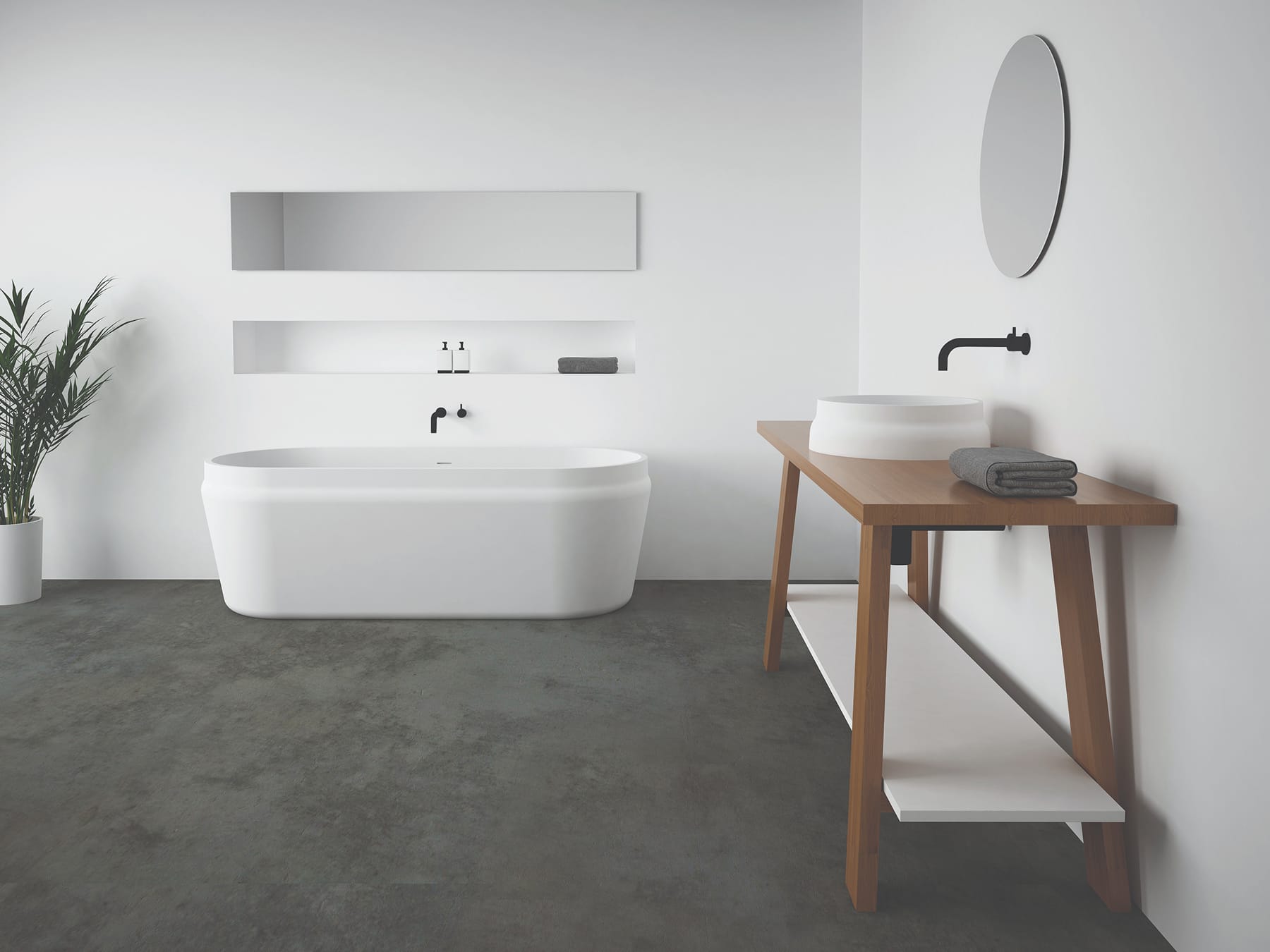 bathing, plant, tub, bathtub, person, sink, sink faucet