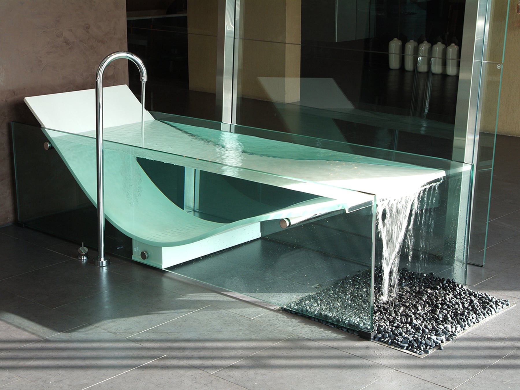 bathing, bathtub, person, tub, furniture, table, tabletop