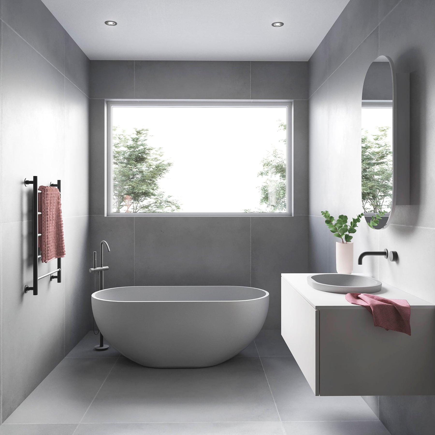 plant, bathing, sink, bathtub, person, tub, sink faucet, indoors