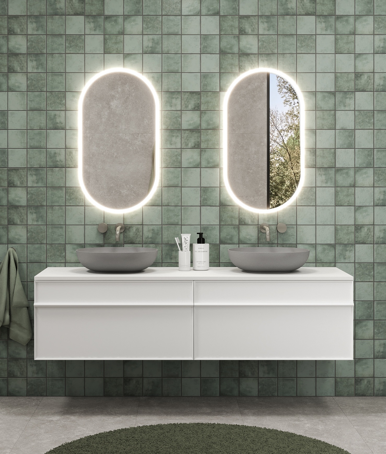 double sink, sink, home decor, rug