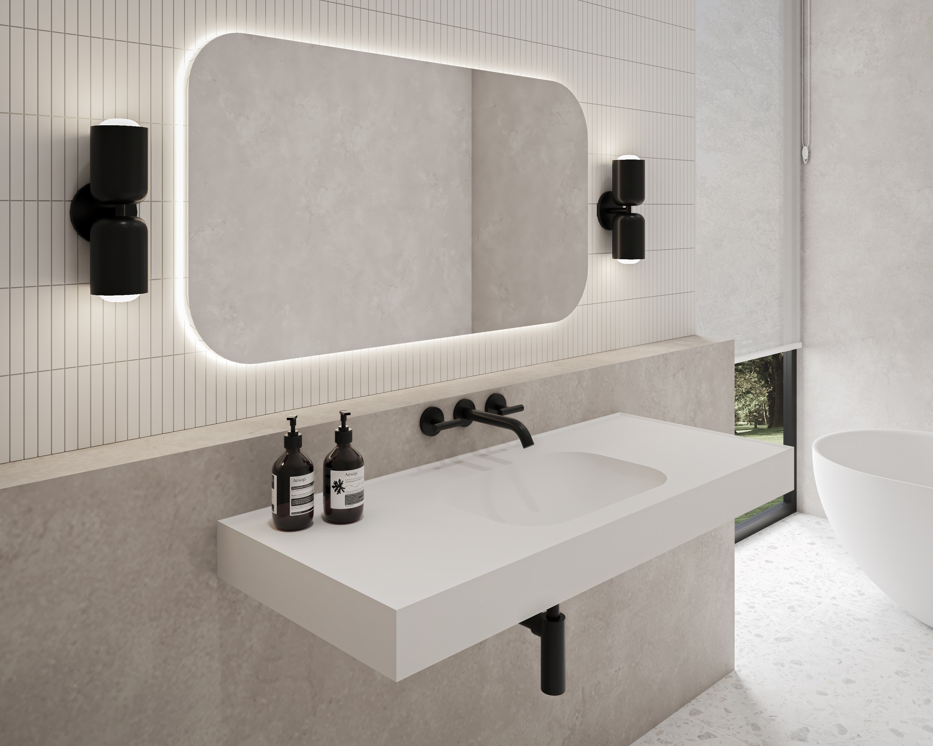 sink, sink faucet, basin