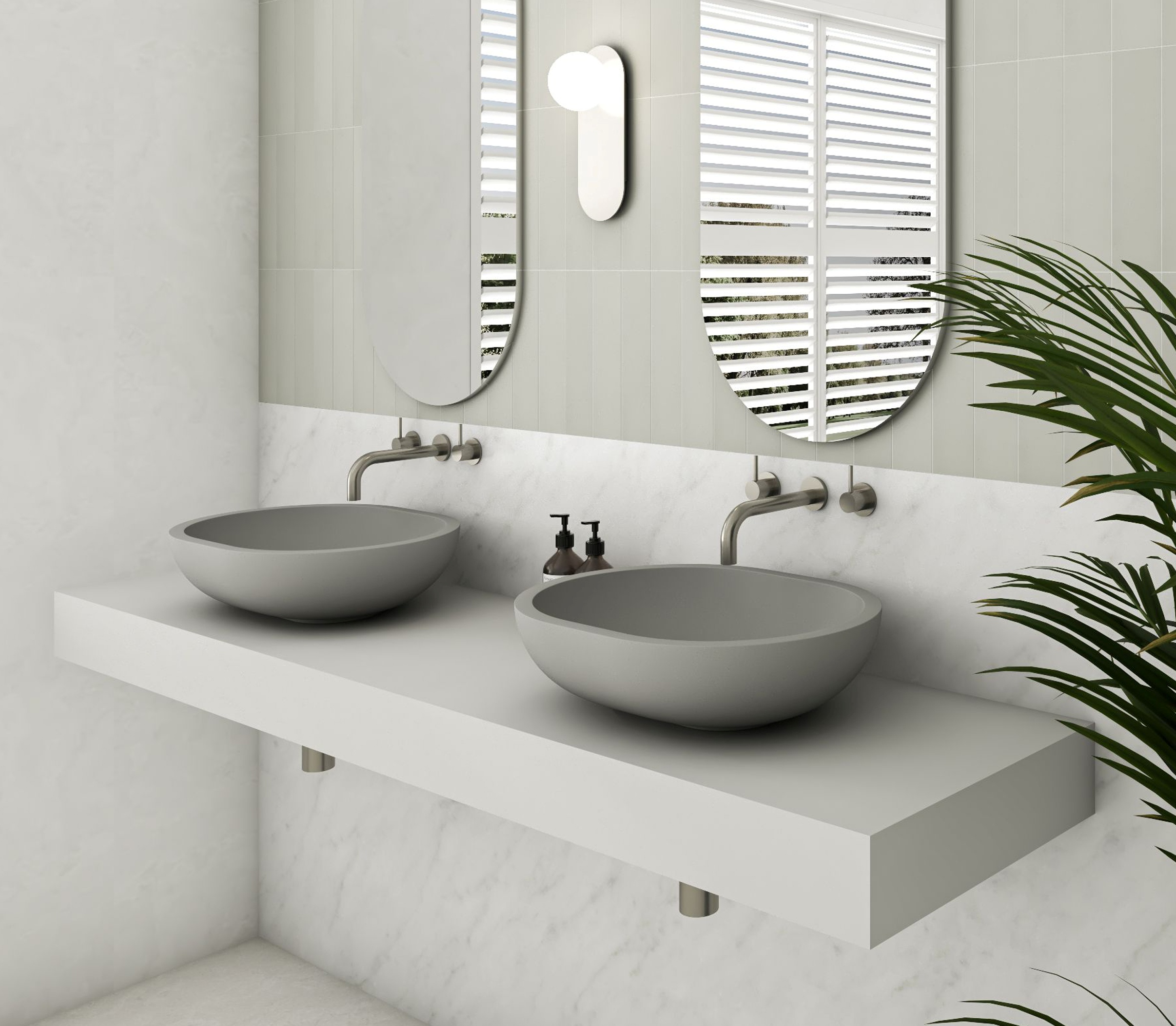Villa Thin Edge 485 Oval Basin