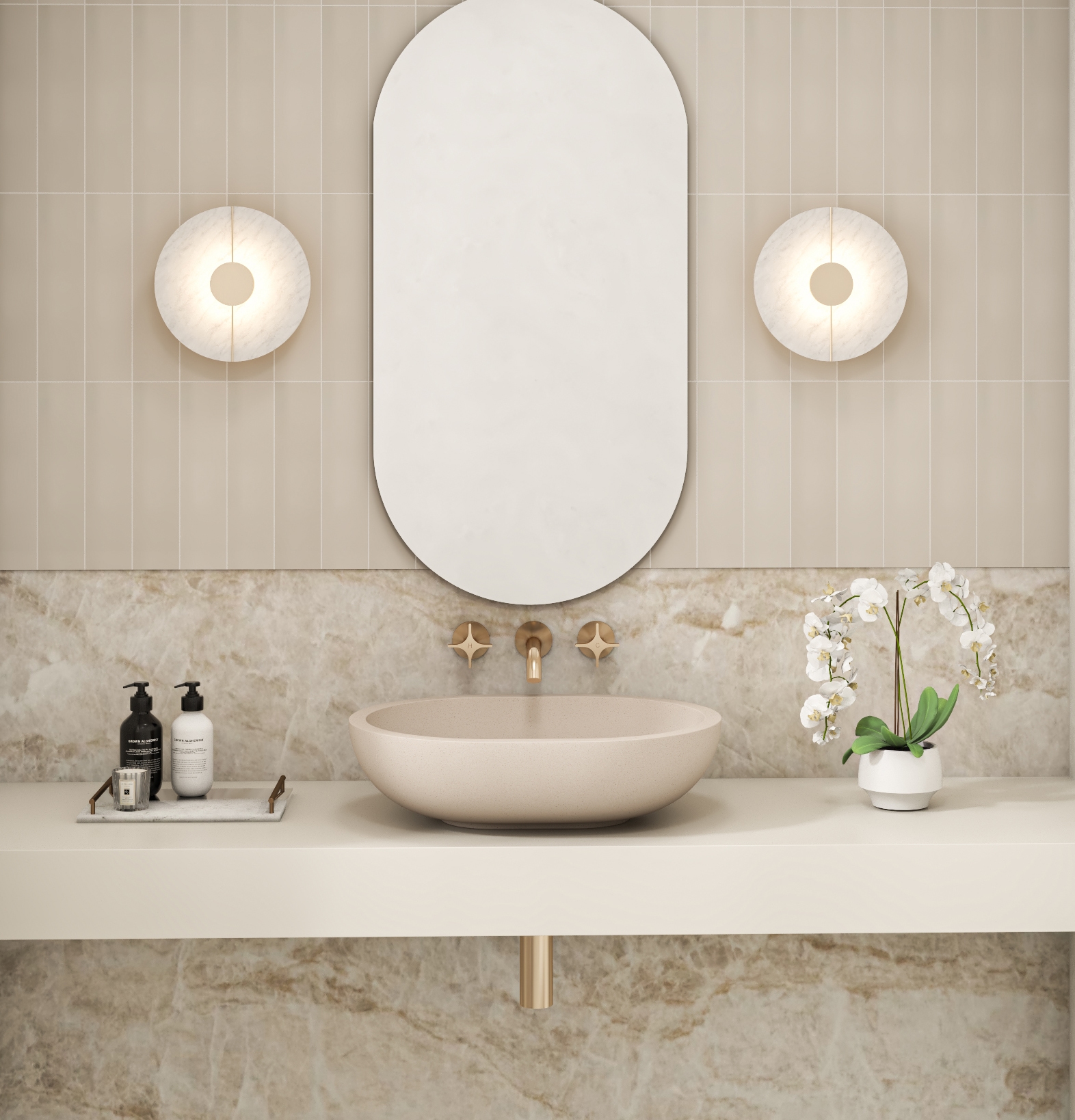 Villa 550 Oval Basin