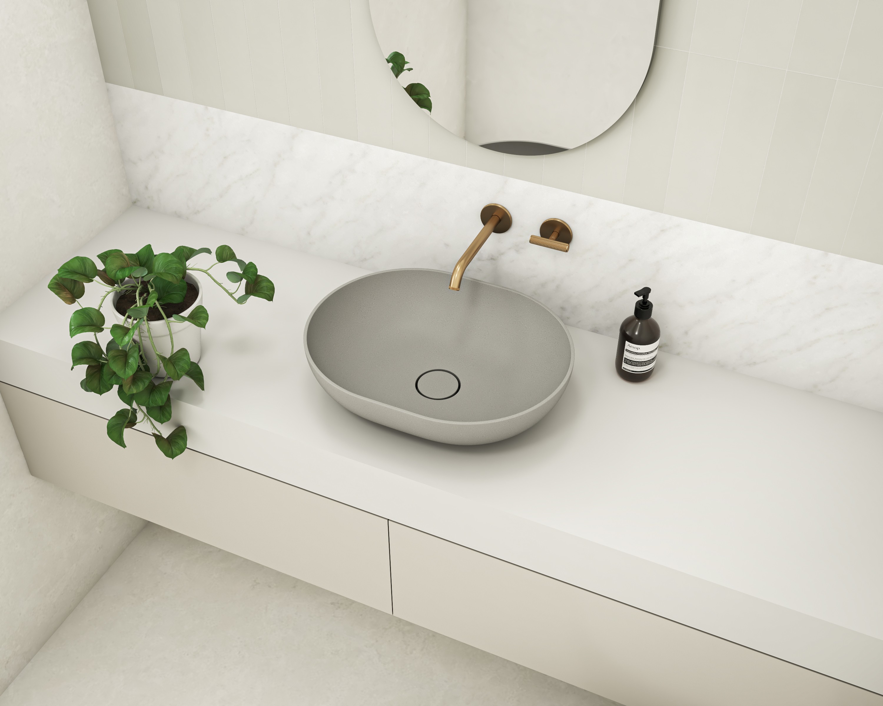 Villa Thin Edge 485 Oval Basin