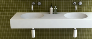 Neo 1400 Double Wall Hung Bathroom Basin