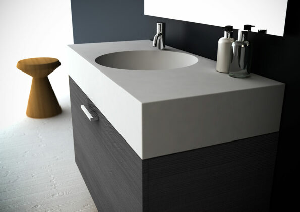 Solid Surface Basin by Omvivo