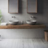 Villa 380 Round Thin Edge Cove Grey Basin