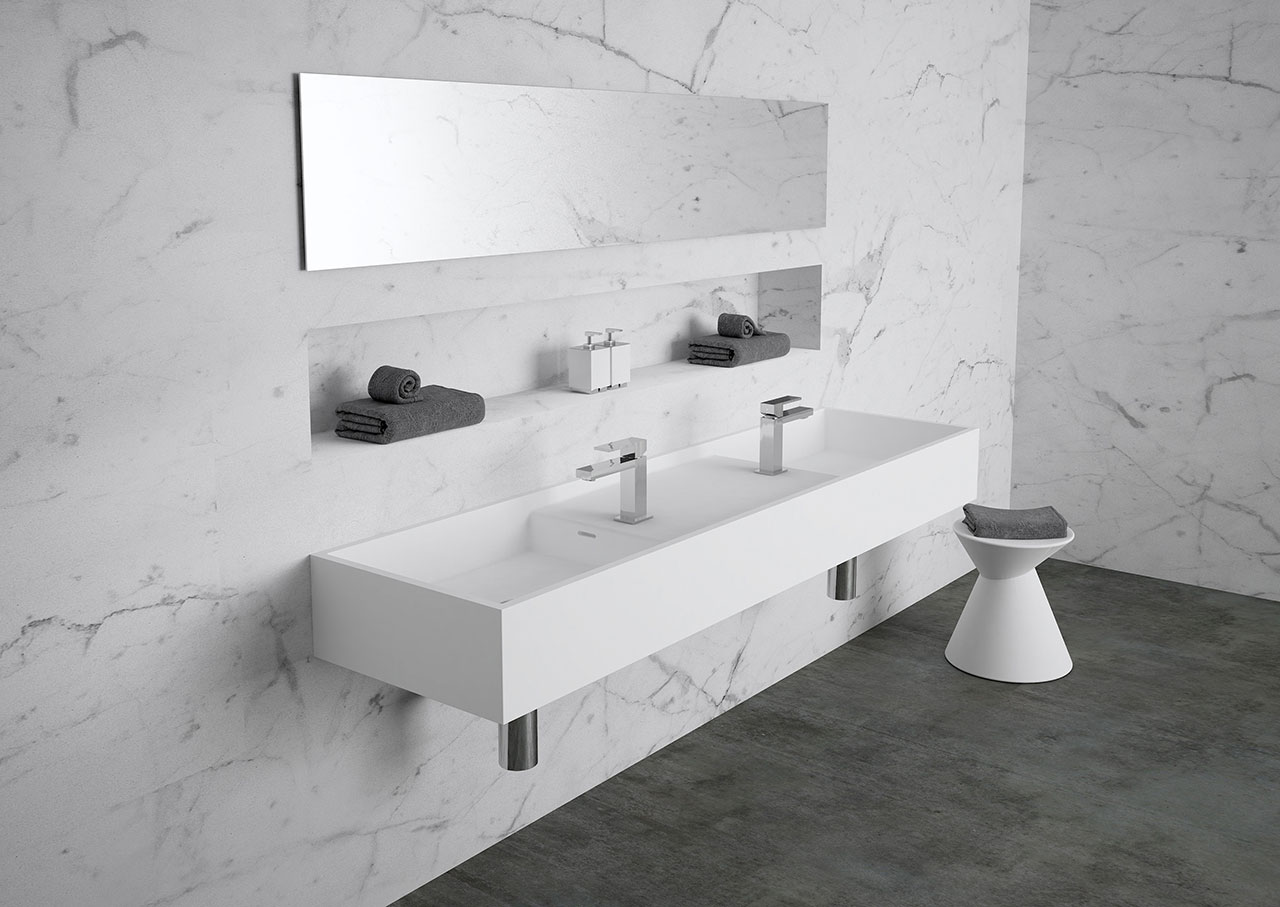 Omvivo Cdesign 1620 Double Basin Luxury Bathroom Products