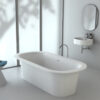 Omvivo Lilli Mirror with Lilli 550 Basin and Bath