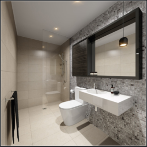Custom Bathroom Basin Monarc Apartments