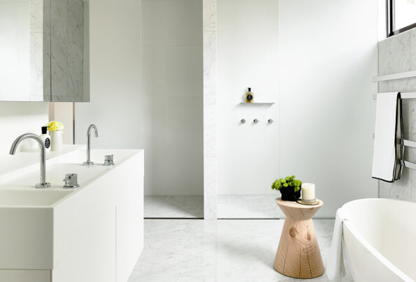 CDesign Basin with Custom Cabinetry Walsh St_Carr Design Group & Neometro