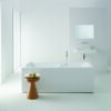 reestanding Ergobath Classic with Arki Solid Surface Basin