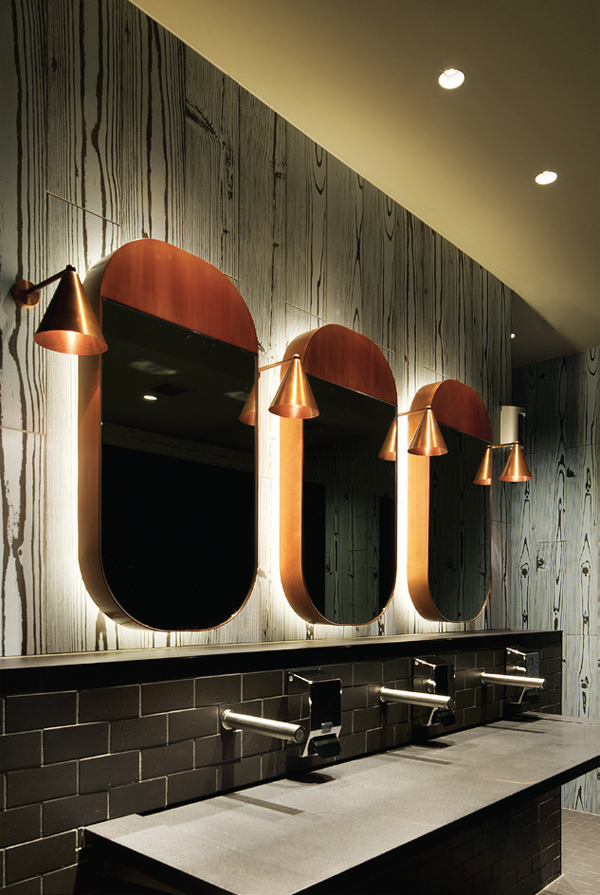 restaurant bathroom decorating ideas