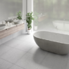 LR VILLA 600 BASIN WITH SHELF AND 1725 FS BATH IN COVE GREY