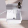 Vision Basin c/w towel rail, splashback and shelf