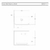 Vision Basin c/w towel rail, splashback and shelf