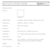 Neo 1000 Offset Basin