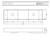 MOD 1200 Wall Basin